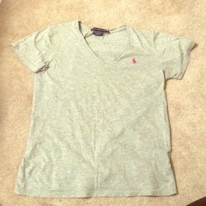 Gray Ralph Lauren T-Shirt